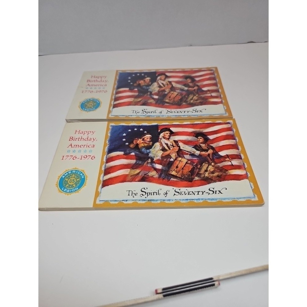 Happy Birthday America‎ 1776-1976  Postcard Book American Legion Pennsylvania